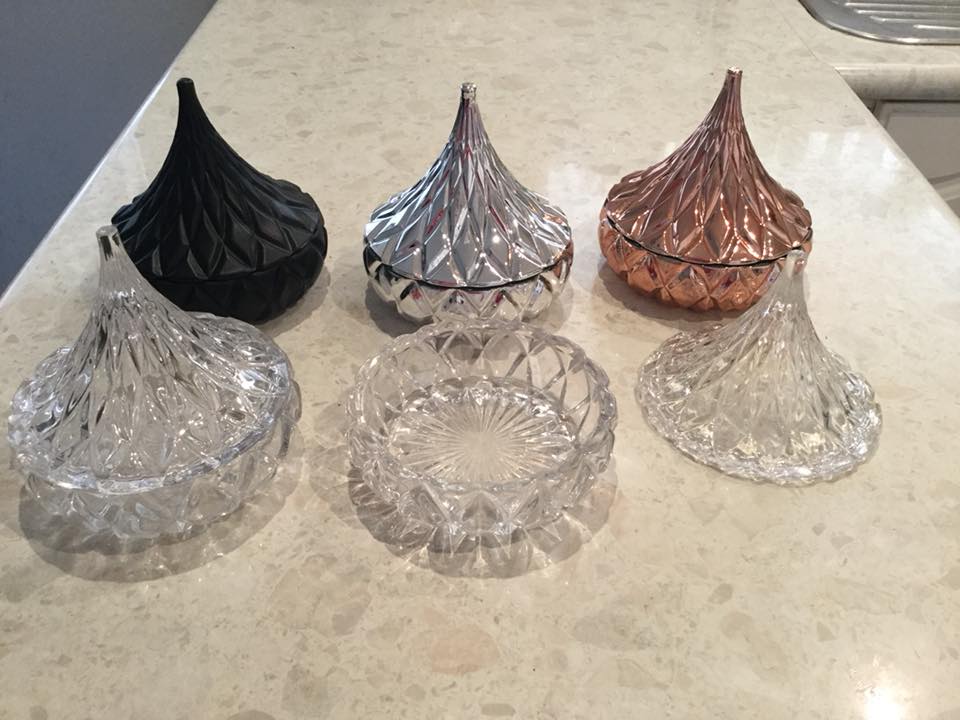 Hershey kisses jars Adelaide Candle & Body