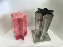 Load image into Gallery viewer, Star shape pillar candle mould 6 point - used. Clearance