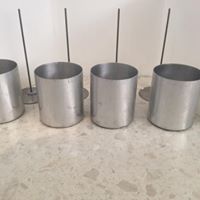 Load image into Gallery viewer, Aluminium candle pillar moulds