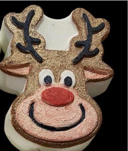 3D bath bomb mould Reindeer - christmas