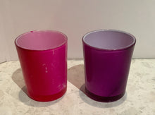 Load image into Gallery viewer, Coloured votive jars in clearance