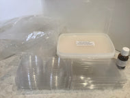 Large goats milk soap making kit with clams