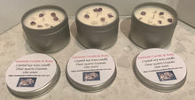 Load image into Gallery viewer, Crystal and botanical candles