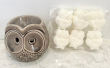 Load image into Gallery viewer, Owl oil burner with owl melts and free tealight candle