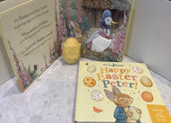 Easter gift - Peter rabbit touch and feel book with Easter egg soap
