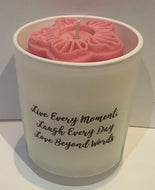 Mother’s Day candles with flower top