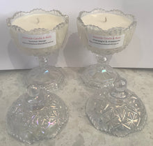 Load image into Gallery viewer, Crystal, sparkling holographic look candle bowl candles