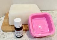 Soap making kit - with 6x “100% hand made” moulds