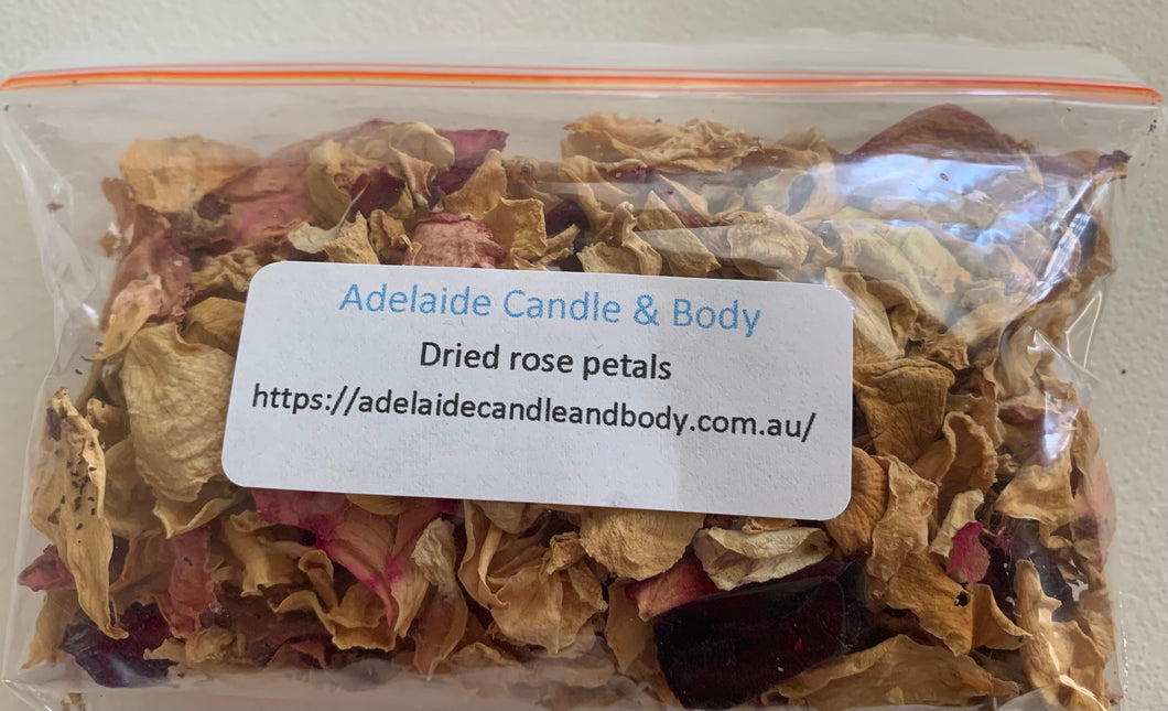 Dried rose petal flowers  - botanical - rose petals