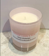 Small candle - light pink jar
