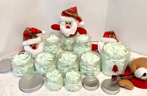 Christmas whipped shower frosting