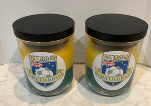 Matilda supporter candles and melts. ⚽️🇦🇺