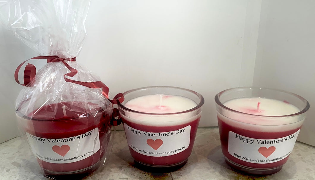 Valentine’s Day candles