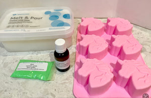 Unicorn soap making kit