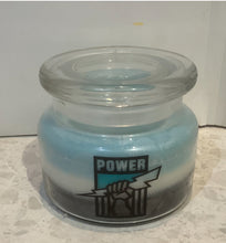 Load image into Gallery viewer, Football supporter candles and melts - Crows, port power and Sydney swans. Footy candles