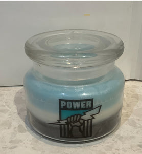 Football supporter candles and melts - Crows, port power and Sydney swans. Footy candles