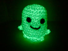 Load image into Gallery viewer, Halloween ghosts - various crocheted ghosts including glow in the dark.