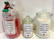 Teacher Candles - gifts