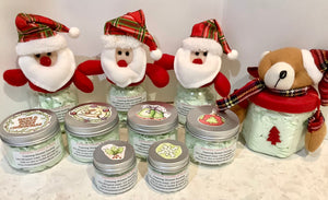 Christmas whipped shower frosting