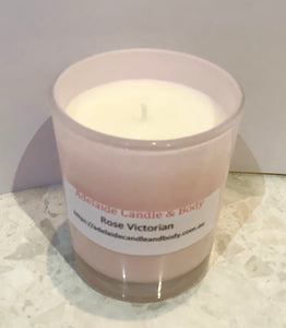 Light pink small candle jars - empty - holds 125 gms