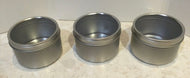 Travel tins with see through lid