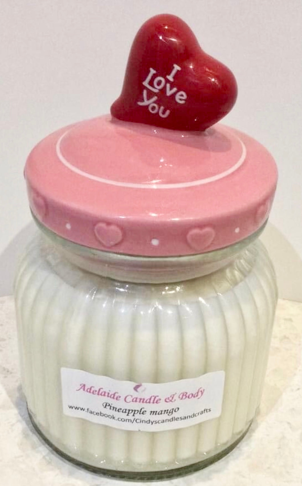I love you - soy wax Candle - 600 gm
