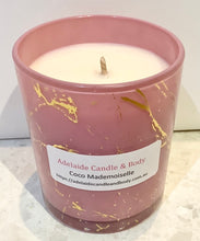 Load image into Gallery viewer, Pink and gold or Blue &amp; rose gold luxury jar - scented soy wax candles.