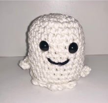 Load image into Gallery viewer, Halloween ghosts - various crocheted ghosts including glow in the dark.