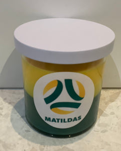 Matilda supporter candles and melts. ⚽️🇦🇺