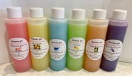 Body wash - scented and coloured or natural
