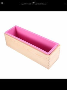 Wooden Soap loaf mould with silicone liner