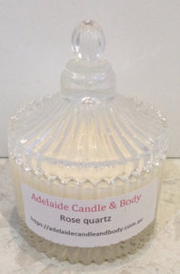 Crystal clear carousel candle- small