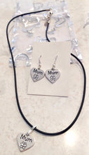 Load image into Gallery viewer, Jewellery sets - necklace &amp; earrings. Mum, cats, owls &amp; tree of life.