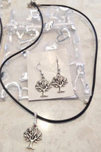 Load image into Gallery viewer, Jewellery sets - necklace &amp; earrings. Mum, cats, owls &amp; tree of life.