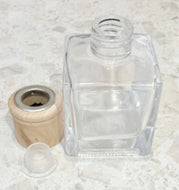 Empty Diffuser glass bottles -can be used with reeds or the flower for diffusing.