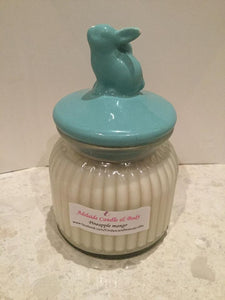 Easter Bunny rabbit candles