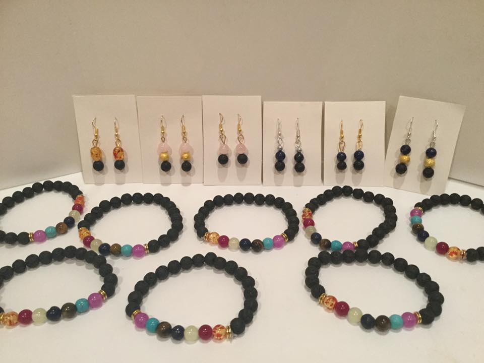 Oil diffuser jewellery- Bracelets, Necklace & Earrings