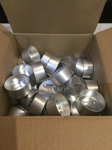 Tealight cups - aluminium - up to 5 hr