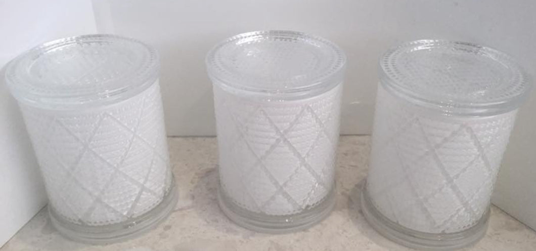 Diamond candle jars