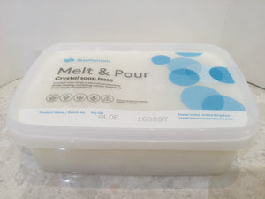 Aloe Vera moisturising soap base. Melt and pour