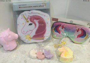 Unicorn pamper packs - bath bomb, soap & more