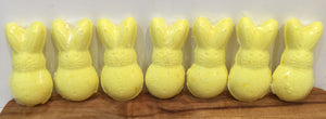 Easter bunny bath bombs - bunny peeps