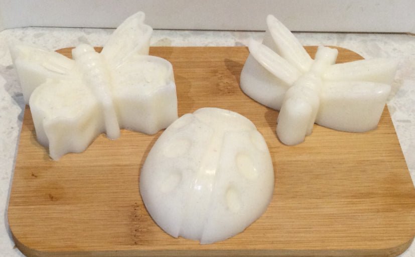 Garden insect soaps - butterfly, dragon fly, ladybird, bee