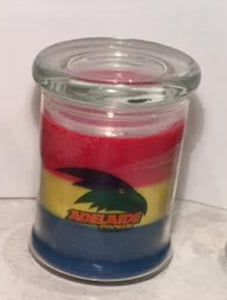 Football supporter candles and melts - Crows, port power and Sydney swans. Footy candles