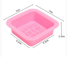 Load image into Gallery viewer, Silicone square mould - “100% hand made”