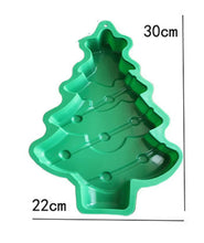Load image into Gallery viewer, Silicone Christmas tree mould - large
