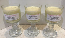 Load image into Gallery viewer, Fancy glass scented soy wax candle