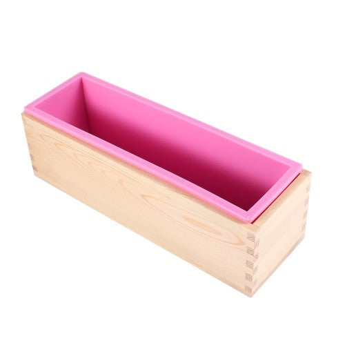 Wooden Soap loaf mould with silicone liner