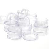 Lip balm containers- pots, clear or with coloured lids
