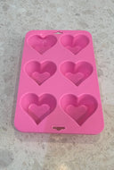 Silicone heart moulds - 2 types